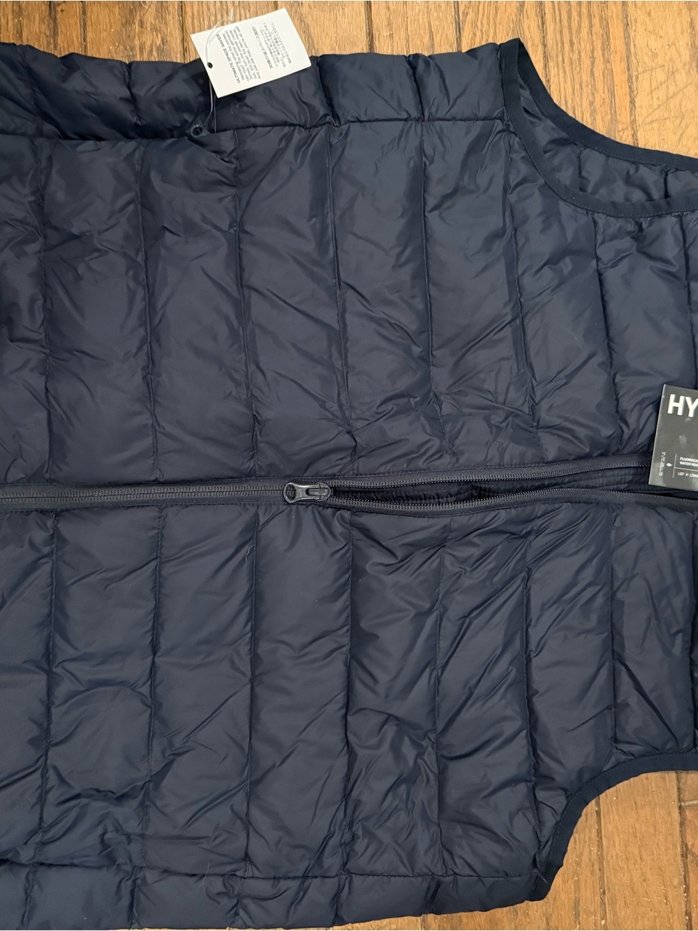 Lands End Men’s Navy Quilted Packable Vest